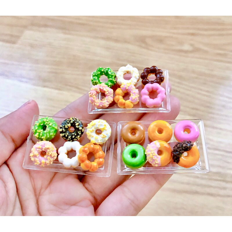 ดินปั้นโดนัทจิ๋ว ขนาด 10 mm. ราคา/ชิ้น Handmade