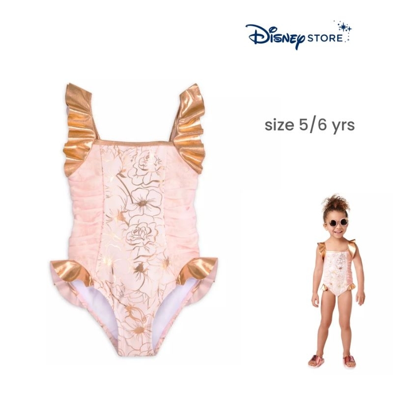 ชุดว่ายน้ำเด็กลายเจ้าหญิง เจ้าหญิงเบลล์ จาก อเมริกา Disney Store Belle Swimsuit – Beauty and the Bea