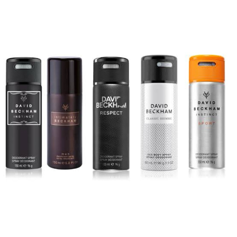 east David beckham deodurant slray สเปรย์ระงับกลิ่นกาย ทุกกลิ่น เดวิดเบคแฮม ผลิตต่างประเทศ 150มล.