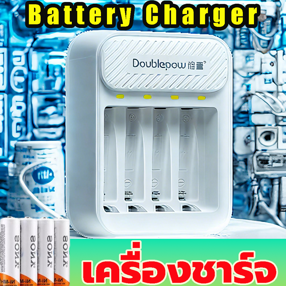 ที่ชาร์จแบต  เครื่องชาร์จ 4ช่อง รางชาร์จถ่าน SONY ถ่านชาร์จ NIMH Rechargeable Battery AA&AAA