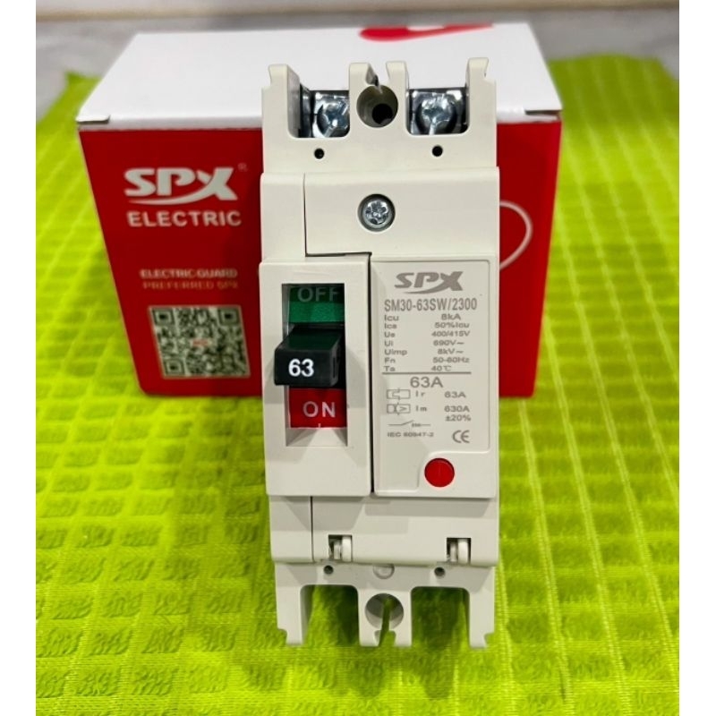 เบรคเกอร์ SPX NO FUSE BRAKER 63A 2P HIGH QUALITY
