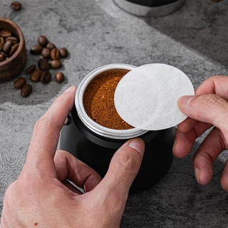 กระดาษกรองกาแฟ 100 แผ่น Coffee Filter Paper หนา ปลอดภัย วัสดุธรรมชาติ Alechaung Coffee