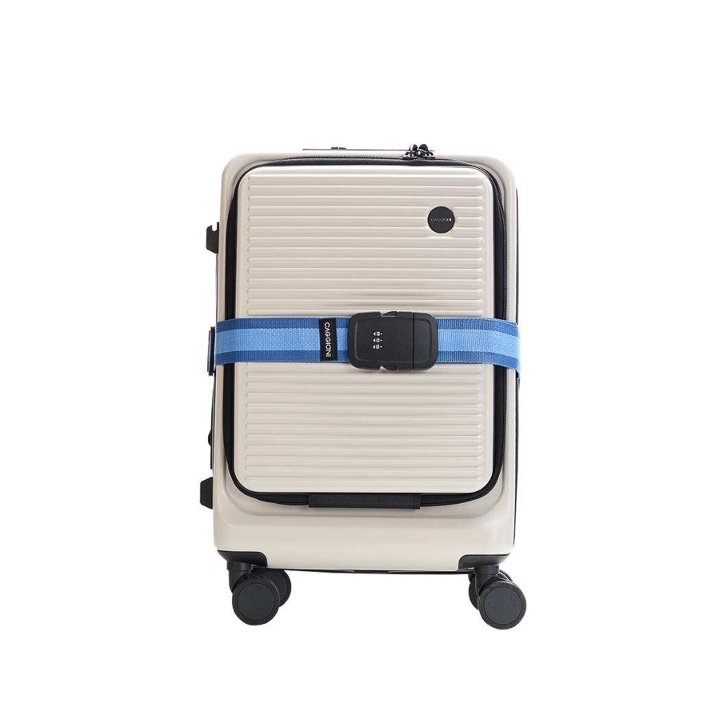 CAGGIONI สายรัดกระเป๋าเดินทางแบบล๊อครหัส (Lock Strap F506)
