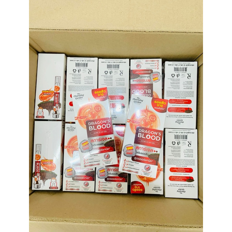 (1 ซอง) The Charming Garden ดราก้อนบลัด สการ์เจล แต้มรอยสิวDragor's Blood Acne Scar 7 กรัม - รูปที่ 4