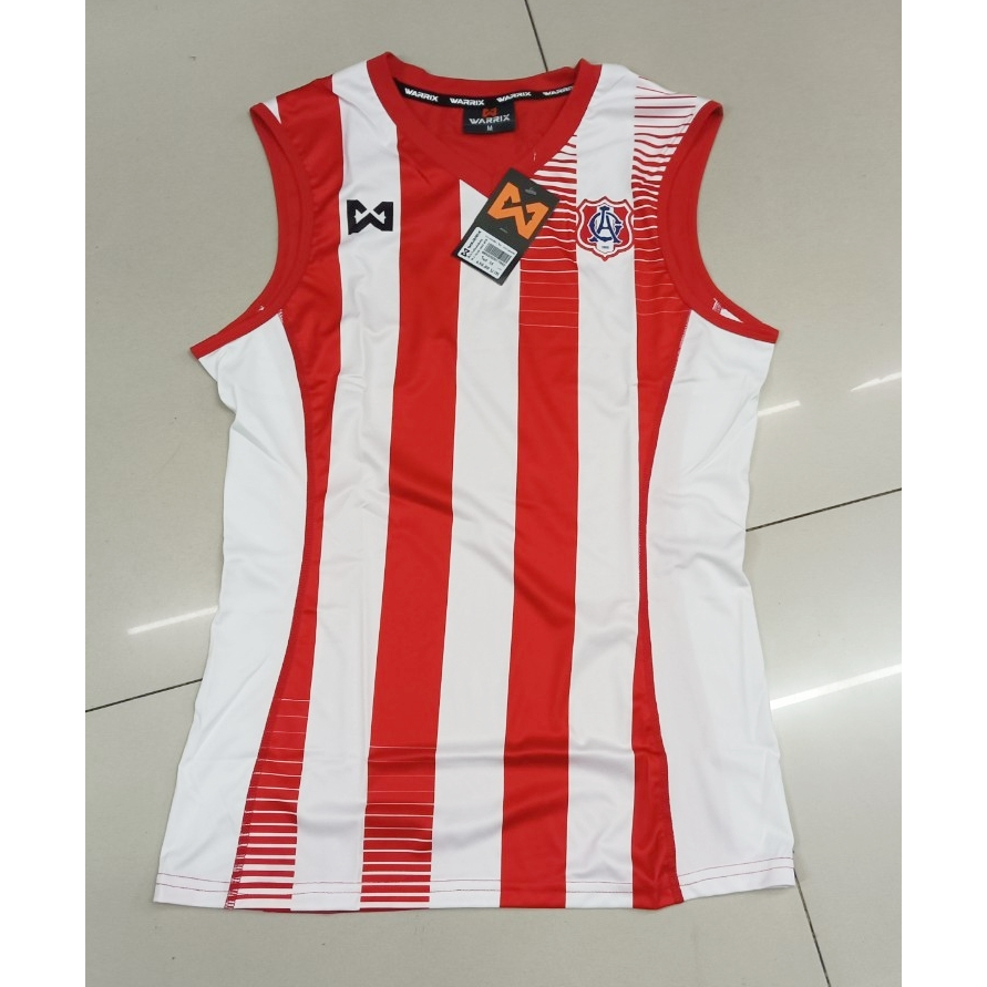 Warrix ของแท้ เสื้อกีฬาแขนกุด เสื้อวิ่ง โรงเรียน อัสสัมชัญบางรัก การแข่งขันฟุตบอลประเพณีฯ ป้ายห้อย ห