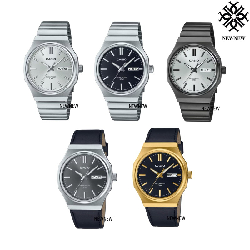 CASIO นาฬิกาข้อมือ MTP-E735D-1AV MTP-E735D-7AV MTP-E735B-7AV MTP-E735GL-1AV MTP-E735L-8AV ของแท้ประก