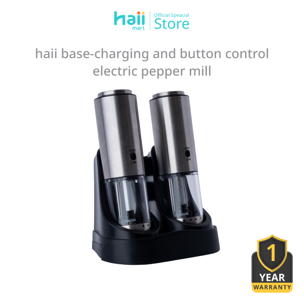[ลด 200.-] Haii Mart – Electric Pepper Mill คือ เครื่องบดพริกไทย เกลือ และธัญพืช ไฟฟ้า (013) ราคา ถูกที่สุด ดีลบีเคเค แกลเลอรีภาพที่ 6