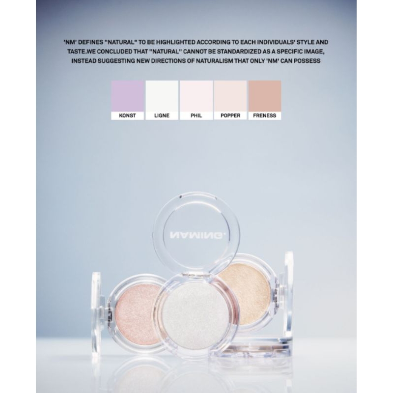 พร้อมส่ง Naming fluffy Baked highlighter สี Popper