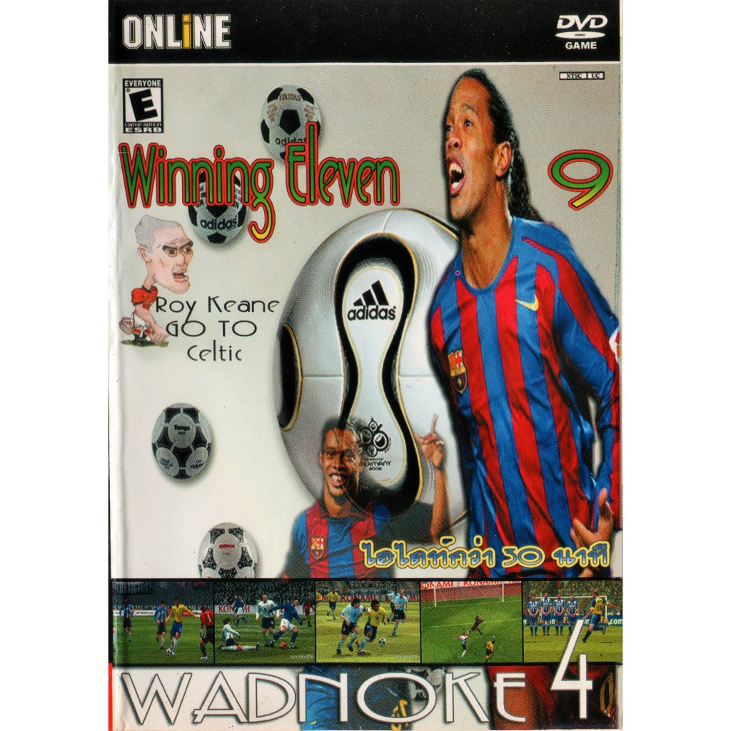 PlayStation2 - Winning Eleven9 - WADNOKE4 : Eng Ver. / พิเศษ ไตเติลกว่า 30 นาที พร้อมเสียงบรรยายไทย