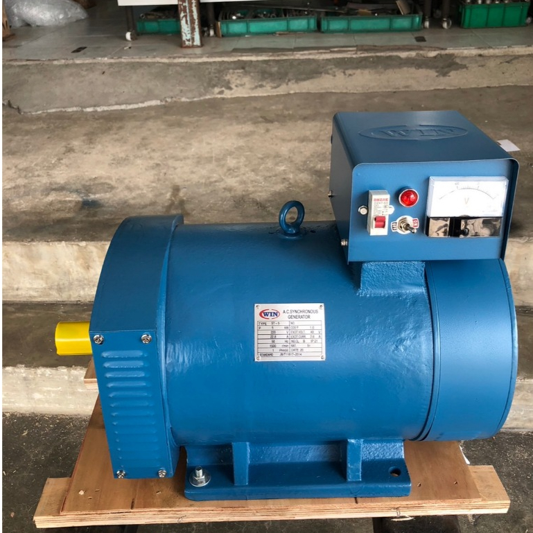 🔥โค้ดINC3LEL3ลด30฿(*ผ่อนได้*)ไดนาโมปั่นไฟ ขนาด 5 กิโลวัตต์ Generator ยี่ห้อ WIN รุ่น ST-5KW