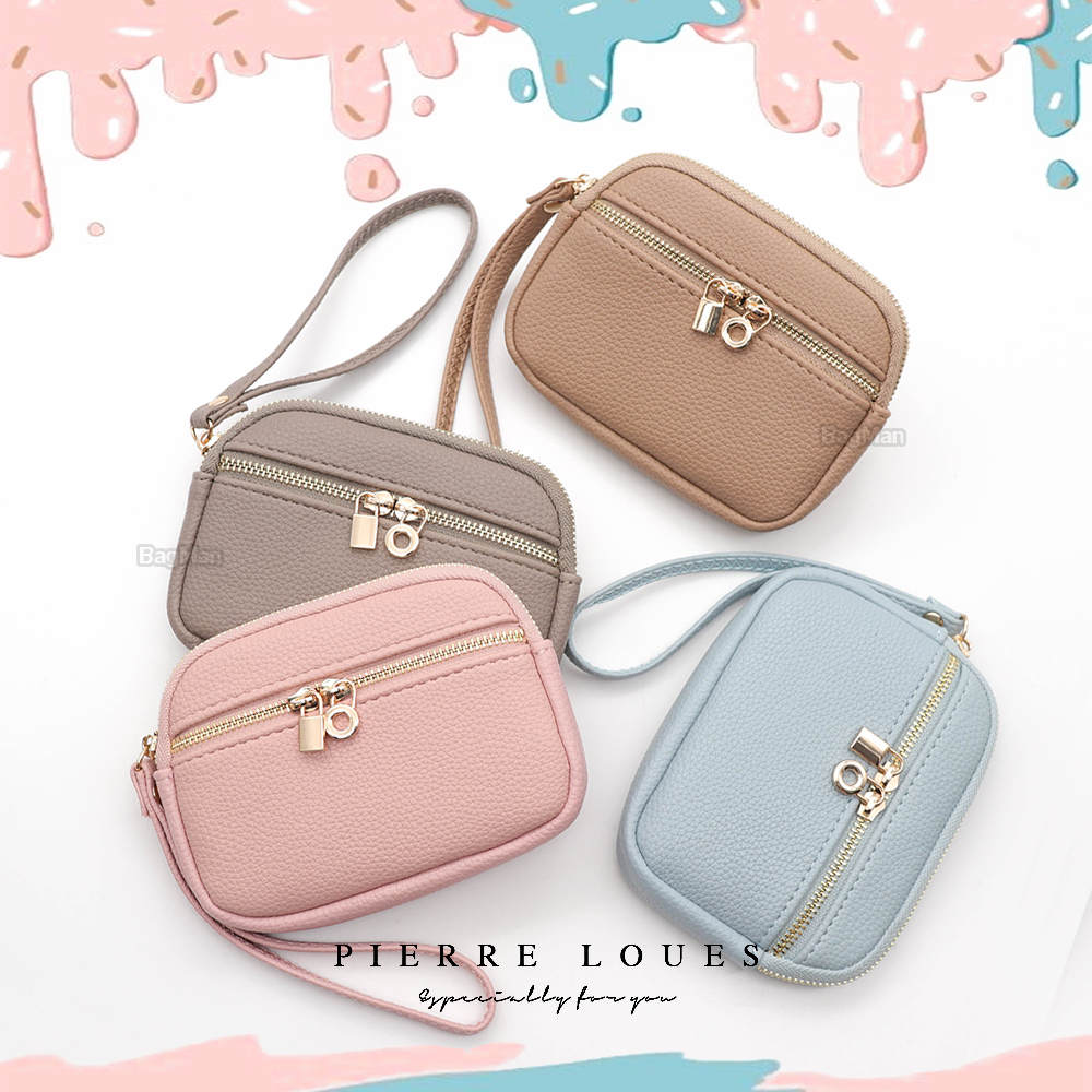 กระเป๋าสตางค์ผู้หญิง หนังนิ่ม (ร้านไทย สินค้ามีพร้อมส่ง)