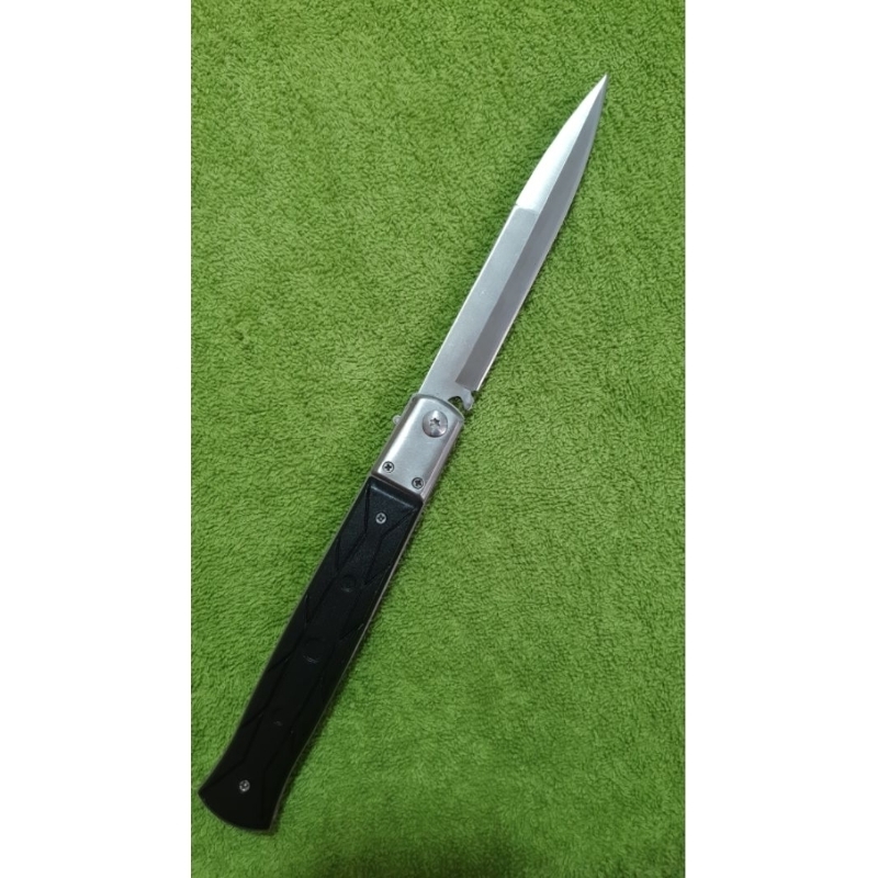 มีดพก ขนาดกลาง Stainless สีเงินปลายแหลมยาว30ชม