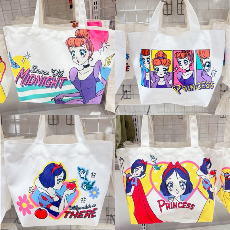 *ทักแชท*รับโค้ดลดสูงสุด30%!❤️‍🔥[พร้อมส่ง]✨ถุงผ้าแคนวาสเจ้าหญิงดิสนีย์ (Disney) Minimono