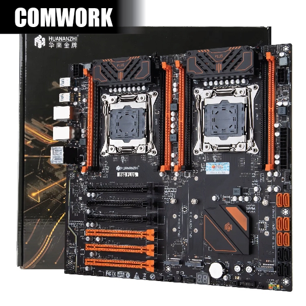 เมนบอร์ด HUANANZHI X99 F8D PLUS E-ATX LGA 2011-3 DUAL CPU WORKSTATION SERVER MAINBOARD MOTHERBOARD