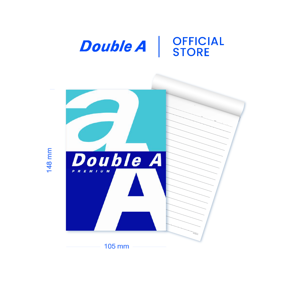 Double A دفتر قابل للقطع A6 ‏80 غ (12 دفتراً) — صورة 3