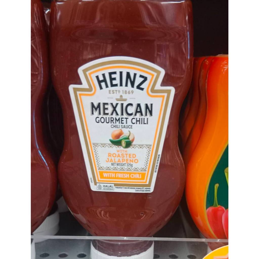 HEINZ Mexican Gourmet Chili / Chilli Sauce * ROASTED JALAPENO PEPPER * 325g