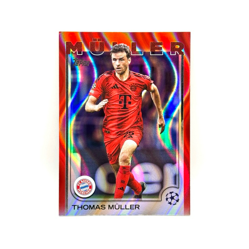 Topps UCC 24/25 Thomas Müller FC Bayern München Red Flowfractors
