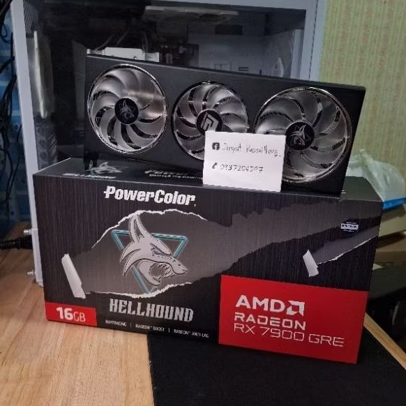(มือสอง) PowerColor Hellhound RX 7900 GRE 16GB GDDR6 ประกันถึง 11/10/2570