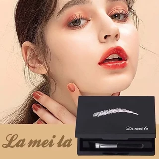 L470 Lameila ที่เขียนคิ้ว เนื้อฝุ่น พร้อมแปรงเขียนคิ้ว 3 สี เขียนง่าย กันน้ำ ตินทน