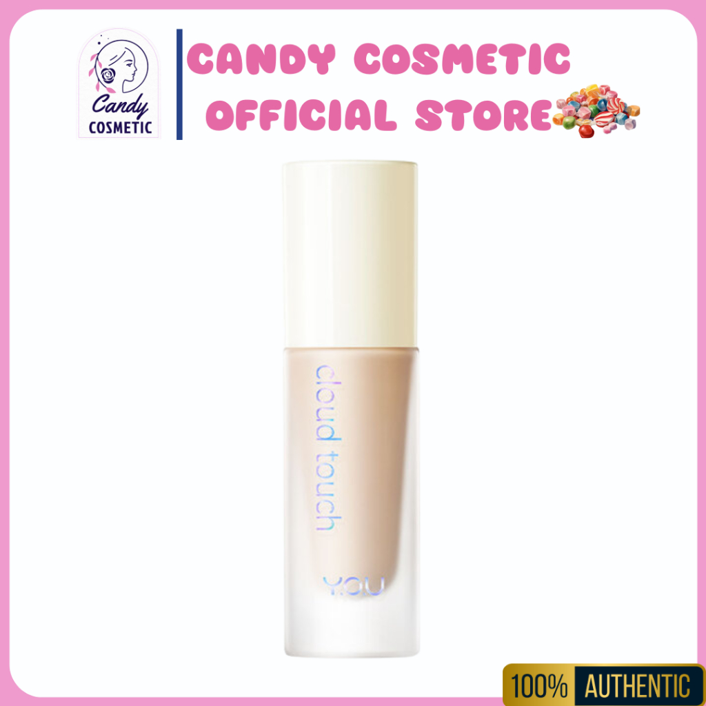Y.O.U Cloud Touch Blurring Skin Tint 20ml รองพื้นสูตรผสมสกินแคร์ เนื้อบางเบา สบายผิว เกลี่ยง่าย