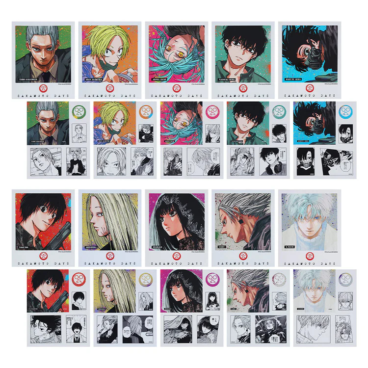 (1 ซอง) Sakamoto Days | Set card poraloid & sticker การ์ดโพราลอยด์และสติีกเกอร์ มี 10 แบบให้สะสม สิน
