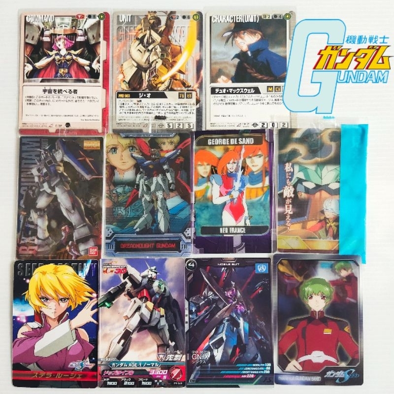 การ์ด Duo Maxwell Gundam Wing กันดั้ม Mobile Suit Gundam SD Gundam G Generation 3D George de Sand Ba