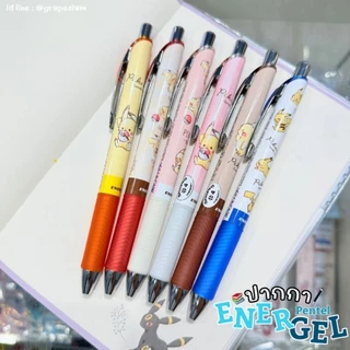 🎀ปากกาเจล Energel ลาย Sanrio,Rilakkuma,Sumikko,Shinchan Made in japan ปากกาเจล (หมึกสีดำ) จากญี่ปุ่นแท้100% 🌈
