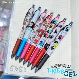 🎀ปากกาเจล Energel ลาย Sanrio,Rilakkuma,Sumikko,Shinchan Made in japan ปากกาเจล (หมึกสีดำ) จากญี่ปุ่นแท้100% 🌈