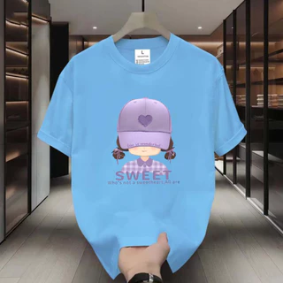 เสื้อยืดสกรีนลายเท่ๆ เสื้อยืดผู้หญิง เสื้อแฟชั่น เสื้อสตรีท เสื้อผ้านุ่มใส่สบายQ0665