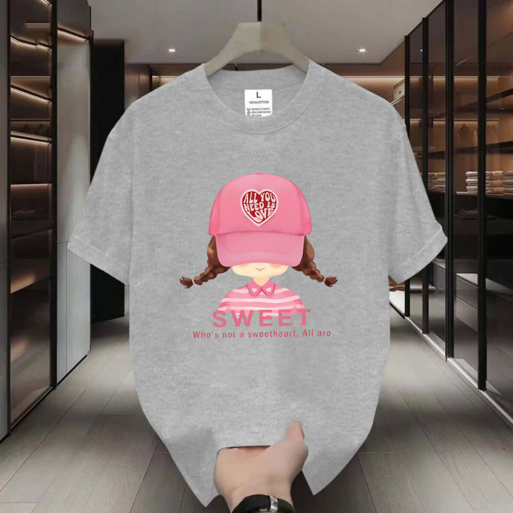 เสื้อยืดสกรีนลายเท่ๆ  เสื้อยืดผู้หญิง เสื้อแฟชั่น เสื้อสตรีท เสื้อผ้านุ่มใส่สบายQ0666 ราคา ถูกที่สุด ดีลบีเคเค แกลเลอรีภาพที่ 5