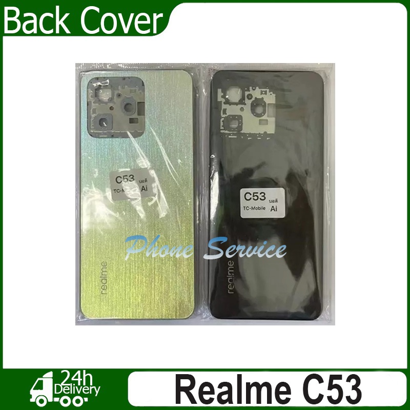 บอดี้ Realme C53 เคสกลางพร้อมฝาหลัง ใหม่ พร้อมเครื่องมือ body cover เรียลมี่C53 (พร้อมเลนส์กล้อง)