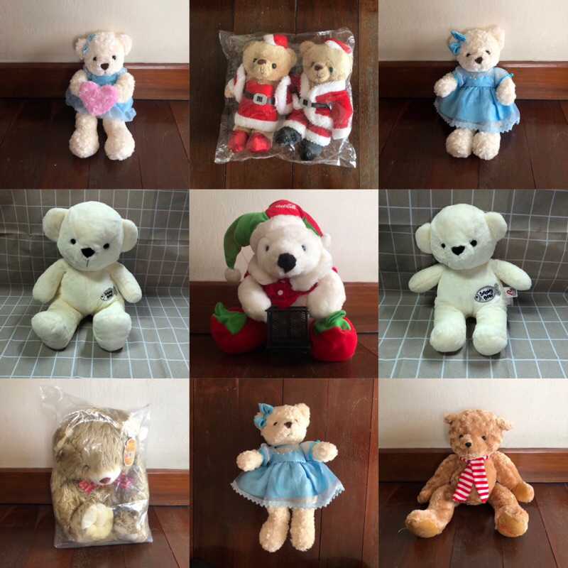 พร้อมส่ง!! ตุ๊กตา หมี Teddy Bear doll มีหลายแบบ