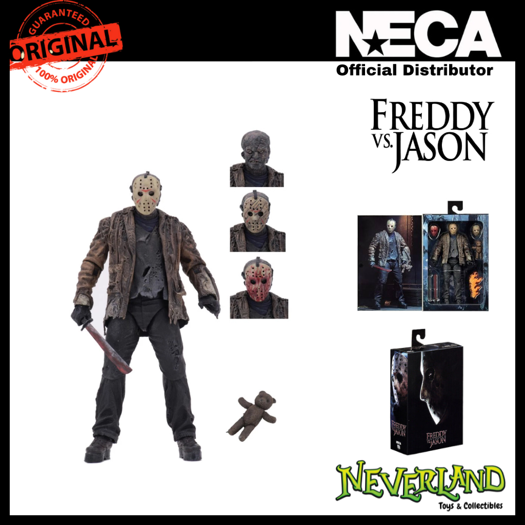 (NECA) Freddy vs Jason - 7" Scale Action Figure - Ultimate Jason Voorhees