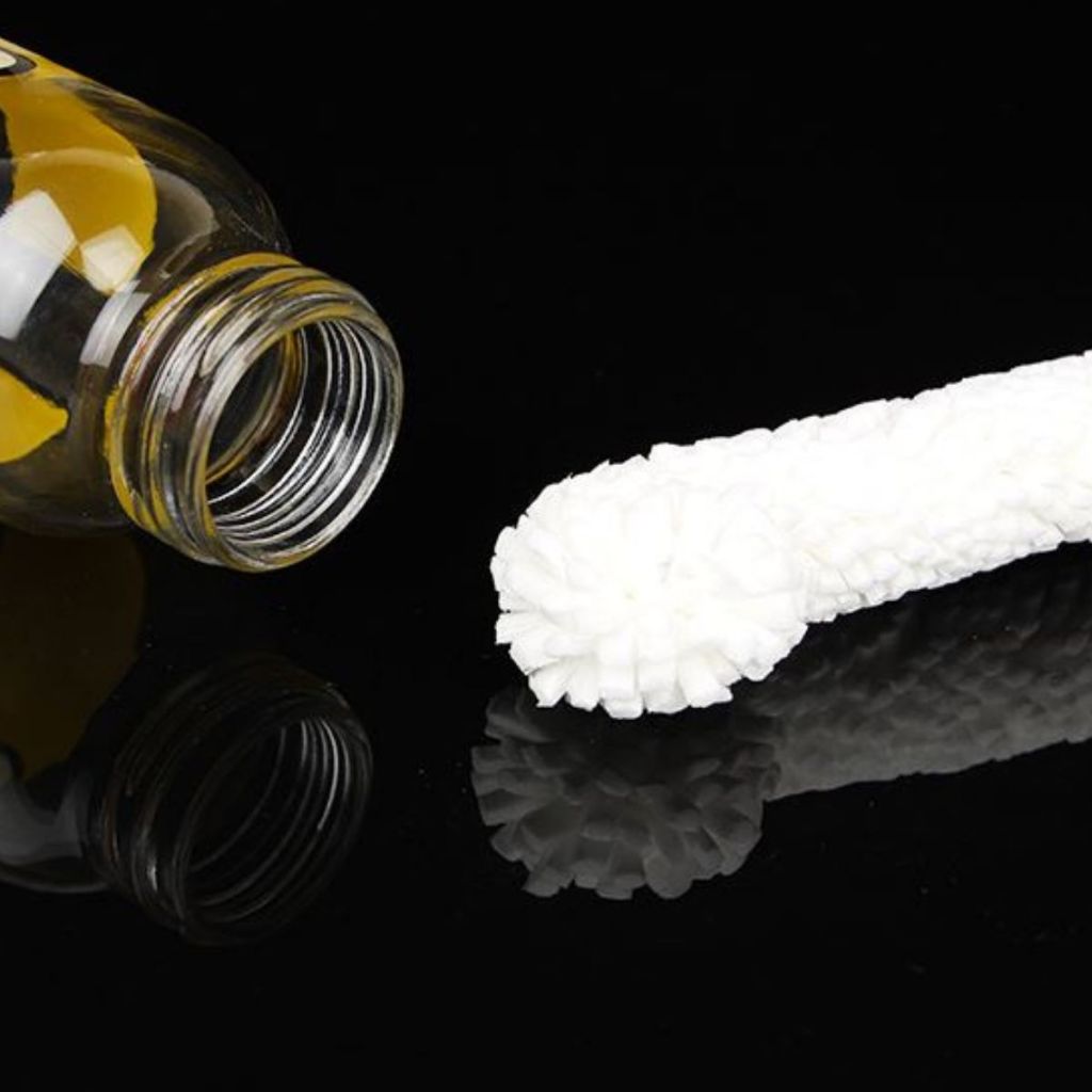 แปรงล้างทำความสะอาดโหลแก้ว ขวดไวน์ แก้วทรงสูง ตัวแปรง สามารถปรับรูปทรงได้ตามต้องการ สินค้าพร้อมส่ง!! - รูปที่ 3