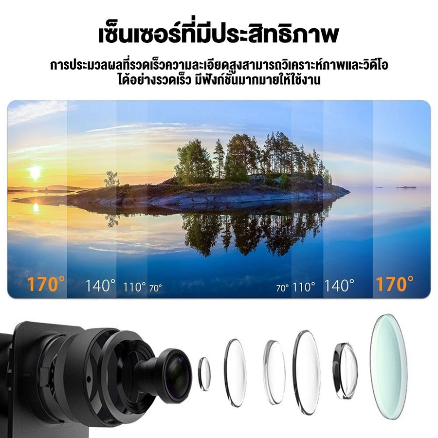 รับประกัน 5 ปี กล้องติดหมวกกันน็อค（4K WIFI ความลึกใต้น้ำที่ลึกที่สุดสามารถเข้าถึง 90M）กล้องติดหมวก กล้องติดรถมอเตอร์ไซค์