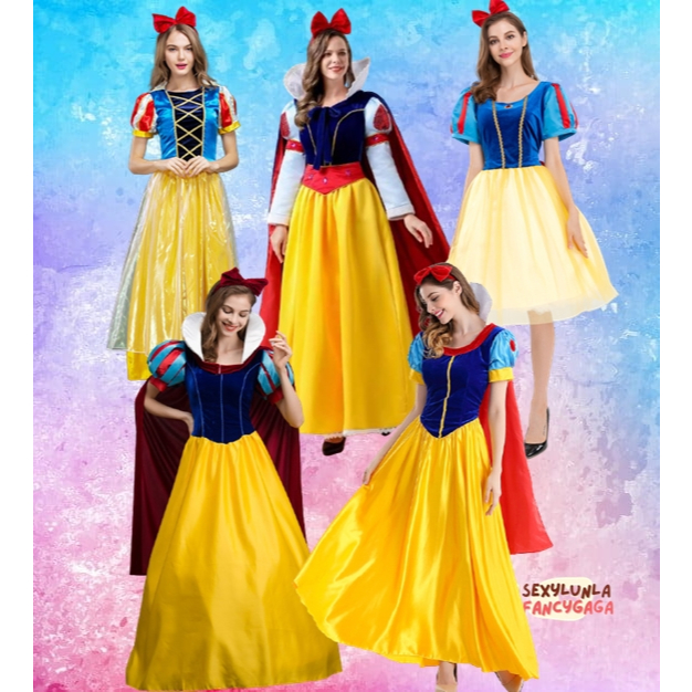 ชุดสโนไวท์ผู้ใหญ่ ชุดเจ้าหญิงสโนไวท์  ชุดสโนไวท์กับคนแคระทั้งเจ็ด cp247/cp247.1/cp247.2/cp7.2/ac44.3