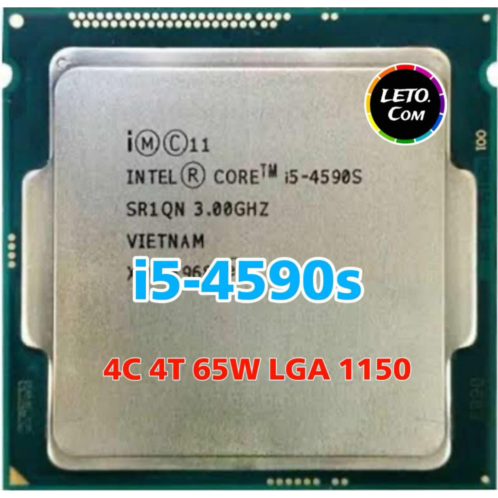 ซีพียู CPU Intel Core i5-4590S 3.0GHz Turbo 3.7GHz 4คอ4เทรด 6M 65W LGA 1150 ฟรีซิลิโคน1ซอง i5 4590S