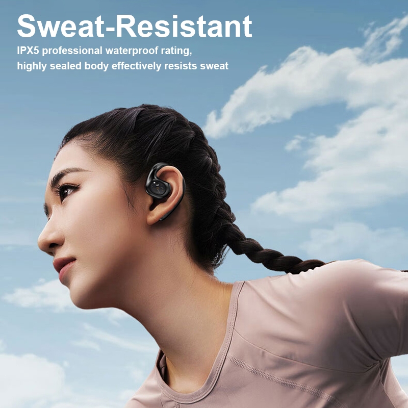 MeeGoo หูฟังบลูทูธ Y3 เทคโนโลยี Bluetooth 5.4 ใหม่ล่าสุด พร้อมที่เกี่ยวหู หูฟังบลูทูธแบบเกี่ยวหู สวมใส่ได้ แบตเตอรี่ใช้ง