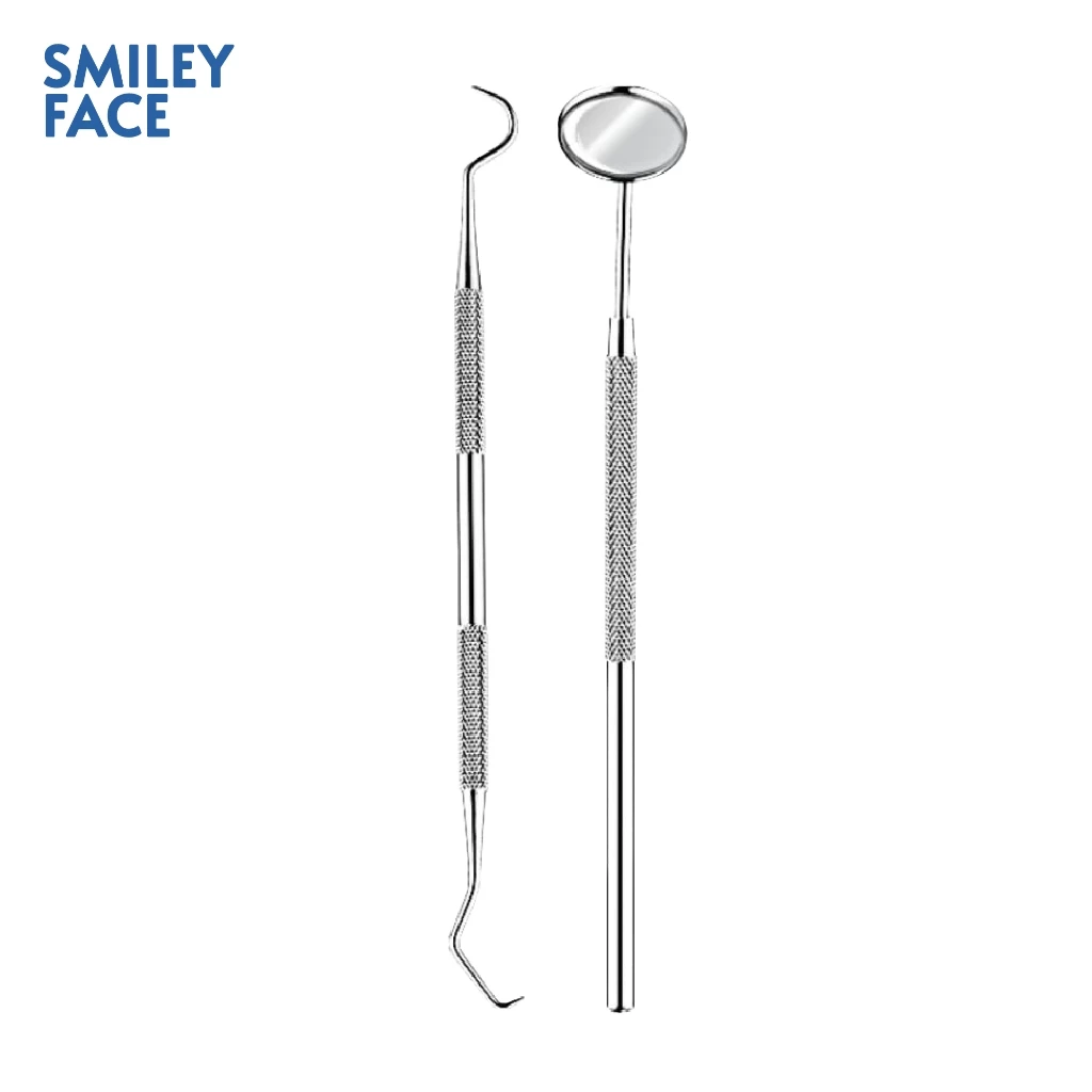 ชุดกระจกและเหล็กเกี่ยวฟันแบบสแตนเลส | Stainless Mirror Kit