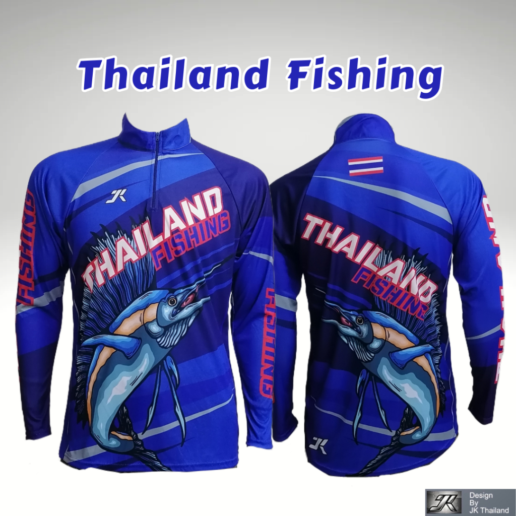 THAILAND FISHING เสื้อตกปลาแขนยาว JK Thailand เสื้อกันยูวีป้องกันรังสี UV 80%