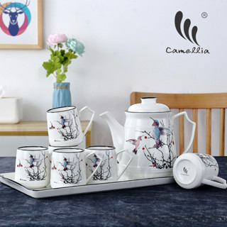 ชุดกาชาพร้อมแก้ว แก้วชา ชุดแก้วกาแฟ ของขวัญ ของตกแต่งบ้าน ขอ…