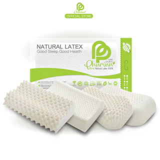 Phurinn Pillow-CT หมอน หมอนยางพารา หมอนสุขภาพ ไม่ปวดคอ ลดกรน ออฟฟิตซินโดรม