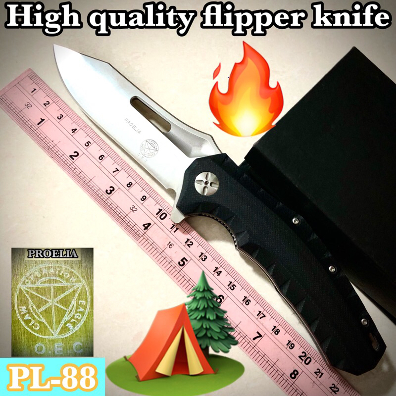 High quality flipper knife PL-88 for ccollection and camping 🏕️👍
