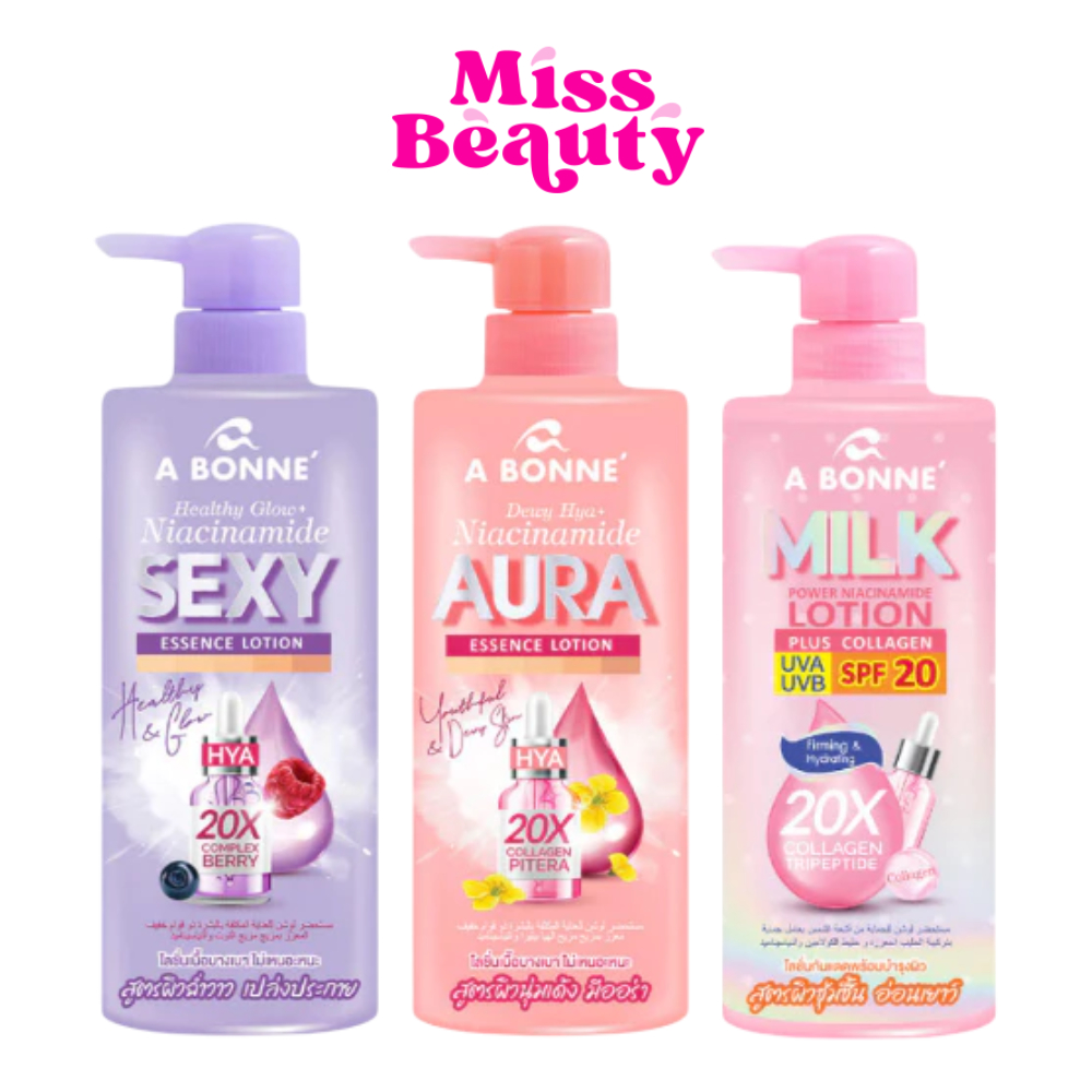 (ขวดหัวปั๊ม) A Bonne Niacinamide Essence Lotion เอ บอนเน่ ไนอะซินาไมด์ เอสเซ้นซ์ โลชั่น 500 มล.
