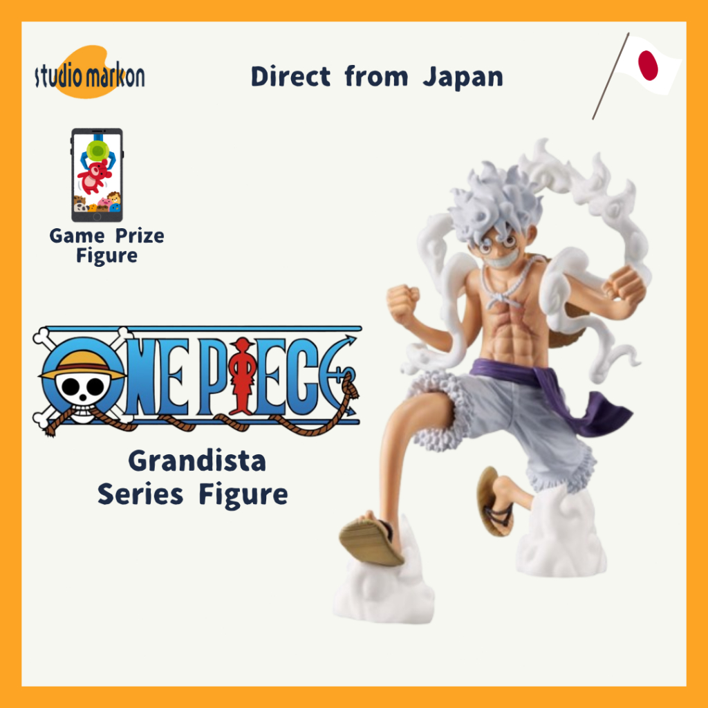 BANDAI ONE PIECE ""Grandista"" MONKEY.D.LUFFY GEAR5 Figure 20250226 [Direct from Japan]