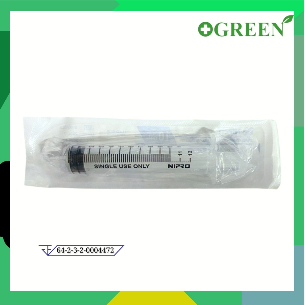 งานจีน NIPRO SYRINGE ขนาด 10 mL กระบอกฉีดยาพลาสติก ไซริงค์พลาสติก100 ชิ้น/กล่อง [5699] กล่องยาว - รูปที่ 2