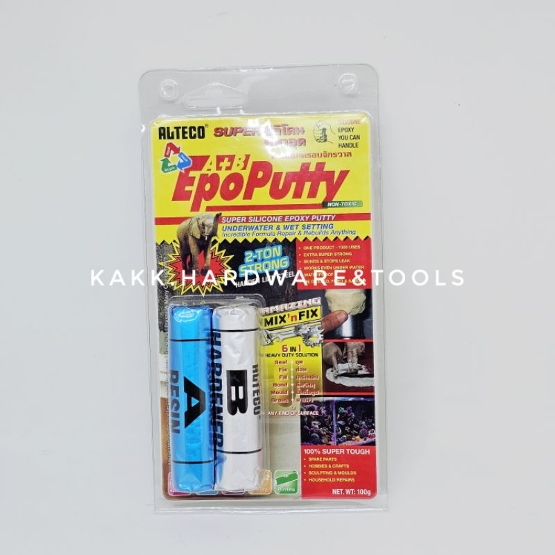 A+B EPOPUTTY SILICONE EPOXY PUTTY ALTECO ของแท้ 100% ซิลิโคนอีพ็อกซี่