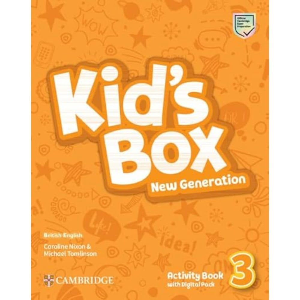 DKTODAY หนังสือแบบฝึกหัด KID'S BOX 3:ACTIVITY BOOK WITH DIGITAL PK (FOR NEW GENERATION)
