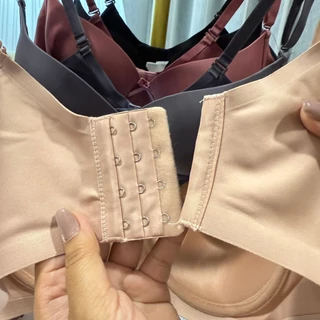 🍓🍓 Angel Bra รุ่น 6970 เสื้อในสาวอวบเก็บข้างไซส์ใหญ่ ไร้ขอบแบบมีโครงขนาด 4 ตะขอ 🍓🍓