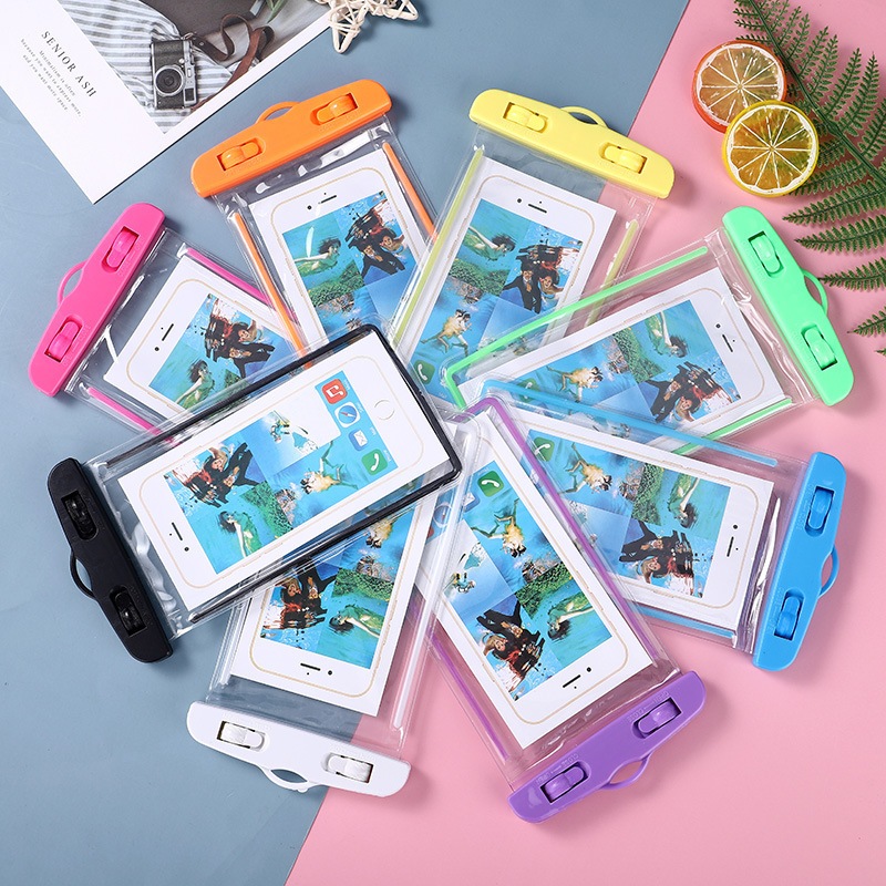 พร้อมส่ง กระเป๋าใส่โทรศัพท์มือถือ กันน้ํา 7.5 นิ้ว สําหรับสกีชายหาด กีฬาทางน้ํา ดําน้ํา – โปรปัง